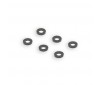 BLACK M3 FLAT WASHER 5.75mm x 1.0mm (6)