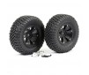 OUTBACK 3 COMPLETE MOUNTED WHEEL & TYRE (PR)100mm