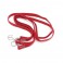 LUGGAGE BUNGEE STRAP 2PC w/HOOKS 400MM - RED