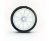 1/10 STREET/TREAD TYRE 10SP WHITE WHEEL