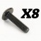 ROKATAN/RAMRAIDER DOME HEAD CROSS SCREW M3X12