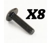 ROKATAN/RAMRAIDER DOME HEAD CROSS SCREW M3X12