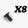 OUTBACK MINI 3.0 FLAT HEAD SELF TAPPING SCREW 1.7X4 (8PC