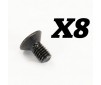 ROKATAN/RAMRAIDER FLAT HEAD CROSS SCREW M3X6