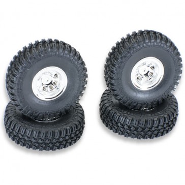 OUTBACK MINI X 2.0 FINDER MOUNTED TYRES/CHROME WHEELS