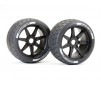 SUPAFORZA WIDE REAR 52° TYRES/BLK 17MM HEX WHEELS