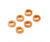 M3 FLAT WASHER GOLD 1.5mm (6)