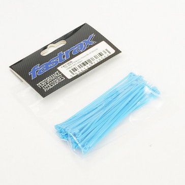 100mm x 2.5mm BLUE NYLON CABLE TIES (50pcs)