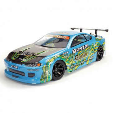 BANZAI 1/10 STREET/DRIFT NITRO 4WD RTR - BLUE