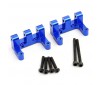 MAULER ALUMINIUM CENTRE LINK BALL MOUNTS (2PCS) - BLUE