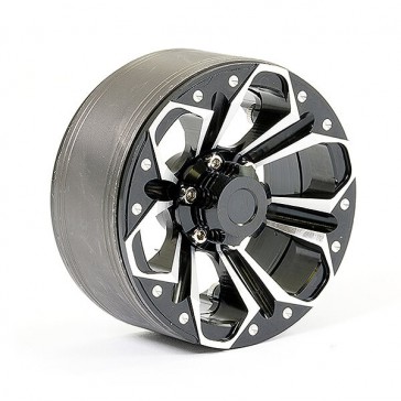 ALUMINUM BEADLOCK KYLO 1.9" WHEELS - BLACK (2PC)