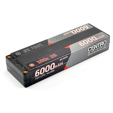 2S 6000MAH 7.4V 100C HARDCASE LCG STICK LIPO (5mm)