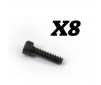 CAP HEAD SELF-TAPPING 2X8MM SCREWS