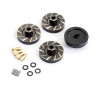 TRX-4M BLACK BRASS WHEEL HEX COUNTERWEIGHT (4)