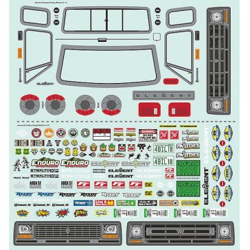 ENDURO SE SENDERO DECAL SHEET