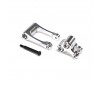 Promoto-MX : Aluminum Knuckle & Pull Rod, Silver