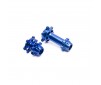 Promoto-MX : Aluminum Hub Set, Machined, Blue