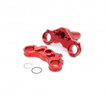 Promoto-MX : Aluminum Triple Clamp Set, Red