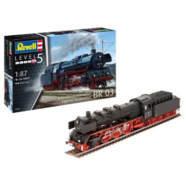 Standaard-sneltreinlocomotief bouwserie 03 met ten - 1:87