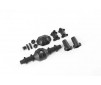 1/10 Toyota FJ40 - rear axle plastic parts