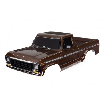 Body, Ford F-150 (1979), complete, brown (painted, decals applied) (i