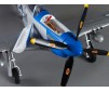 750mm P-51D Mustang Warbird PNP kit - blue