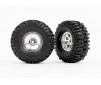 Tires & wheels, assembled (chrome 1.0' wheels, Mickey Thompson Baja P