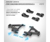 ALU LOWER 2-PIECE FRONT SUSPENSION HOLDER +2MM - BLACK (4)