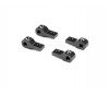 ALU LOWER 2-PIECE FRONT SUSPENSION HOLDER +2MM - BLACK (4)