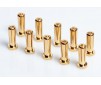 5MM GOLD CONNECTORS - WORKSTEAM - 18MM LENGTH (10 PCS.)