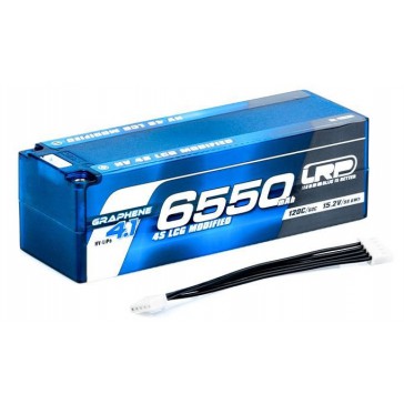 HV 4S LCG MODIFIED GRAPHENE-4.1 6550MAH HARDCASE - 15.2V LIPO - 120C/