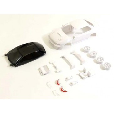 Bodyshell Subaru Impreza STi 22B Mini-Z + 4WD Rims (White Body)