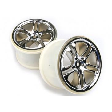 Wheels, SS (split spoke) 3.8 (chrome) (2) (fits Revo/Maxx se