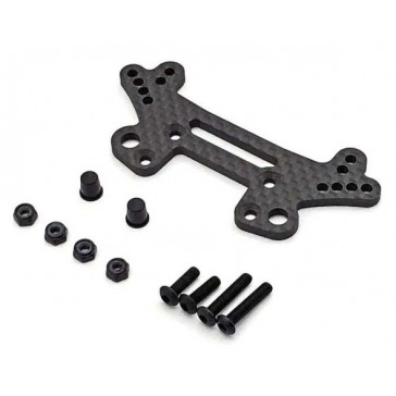 Support d'amortisseur arrière TC Kyosho EP Fazer 2.0 - Carbone