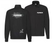 Zip Sweatshirt K23 Black - XXL