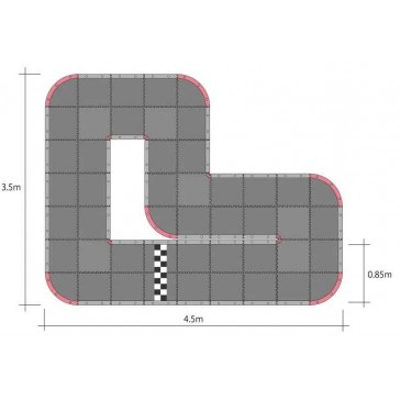 Mini-Z Grand Prix Circuit50 Urethane (48pcs - 50x50)