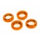 Spring retainer (adjuster), orange-anodized aluminum, GTX shocks (4)