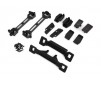 Body conversion kit, Slash 2WD (includes front & rear body mounts, la