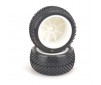 Mezzo Tyre Rear - Silver - Pre-Glued - pr