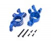 Steering blocks, 6061-T6 aluminum (blue-anodized), left & right