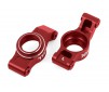 Carriers, stub axle (red-anodized 6061-T6 aluminum) (left & right)