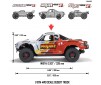 MOJAVE 4X4 4S BLX 1/8th Scale Desert Truck Blu/Red