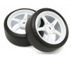 Pneus Montes-Colles 5 Spoke White 1:10 Fazer 2.0 (2) Rallye