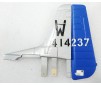 750mm P-51D Mustang - rudder blue