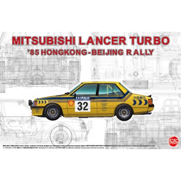 1/24 MITSUBISHI LANCER 2000 TURBO HONG KONG-BEIJING 1985 n°32