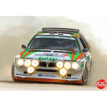 1/24 LANCIA DELTA S4 TOTIP RALLY SANREMO 1986 n°8