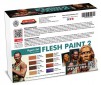 Flesh Paint Set 2(6 colors & 2 pig)