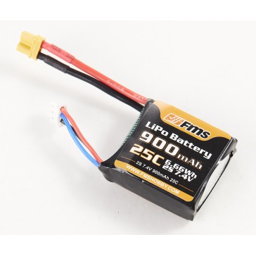 Lipo battery 7.4v 900mah 25c XT30