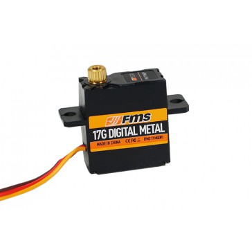 17g digital metal gear servo positive with 700mm wire (FMSSER17MGD)