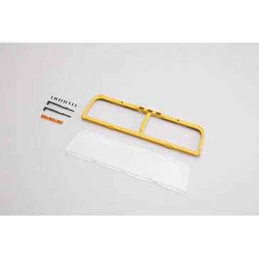 1/12 Hummer H1 - Front window frame (yellow)